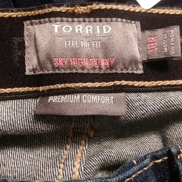 🎉HOST PICK🎉 Torrid High Rise Skinny Jean w/ Step Hem (10) - Picture 6 of 8